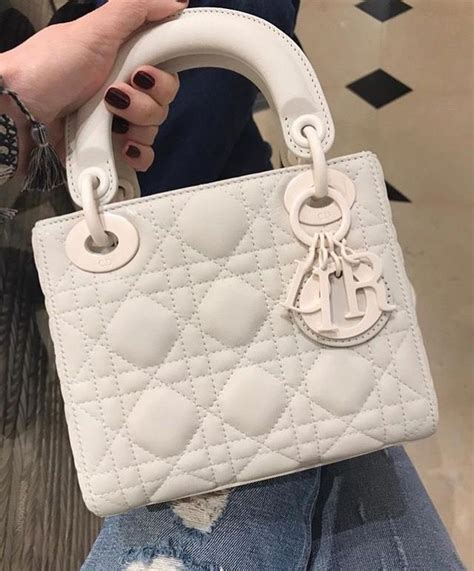 white handbag dior|christian Dior handbag white.